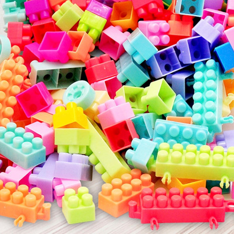 108 Pcs Building Blocks for Kids, DIY Puzzle Toy Set, Safe & Fun Early Learning STEM Gift, Creative Christmas Present for Boys and Girls Ages 3+ Baby Toddler