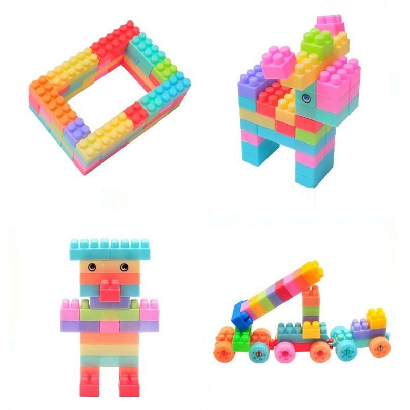 108 Pcs Building Blocks for Kids, DIY Puzzle Toy Set, Safe & Fun Early Learning STEM Gift, Creative Christmas Present for Boys and Girls Ages 3+ Baby Toddler