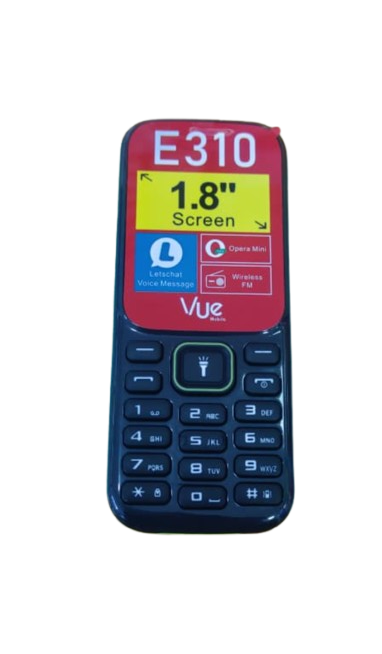 [NEW ARRIVALS] VUE E310 SCREEN 1.77’’ DUAL SIM CARD VIBRATOR T-FLASH BATTERY CAPACITY 1150MAH WIRELESS FM RADIO CHEAP KABAMBE MULIKA MWIZI BUTTON FEATURE PHONE ON OFFER