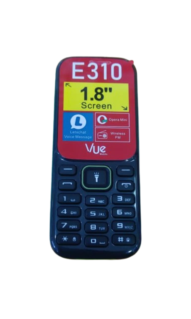 [NEW ARRIVALS] VUE E310 SCREEN 1.77’’ DUAL SIM CARD VIBRATOR T-FLASH BATTERY CAPACITY 1150MAH WIRELESS FM RADIO CHEAP KABAMBE MULIKA MWIZI BUTTON FEATURE PHONE ON OFFER