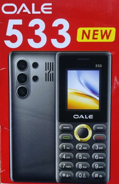 [NEW ARRIVAL] OALE 533 SCREEN 1.77’’ HD CAMERA TORCH BIG BATTERY VIBRATION WIRELESS FM KABAMBE KATULULU BUTTON MOBILE PHONE 1 YEAR WARRANTY