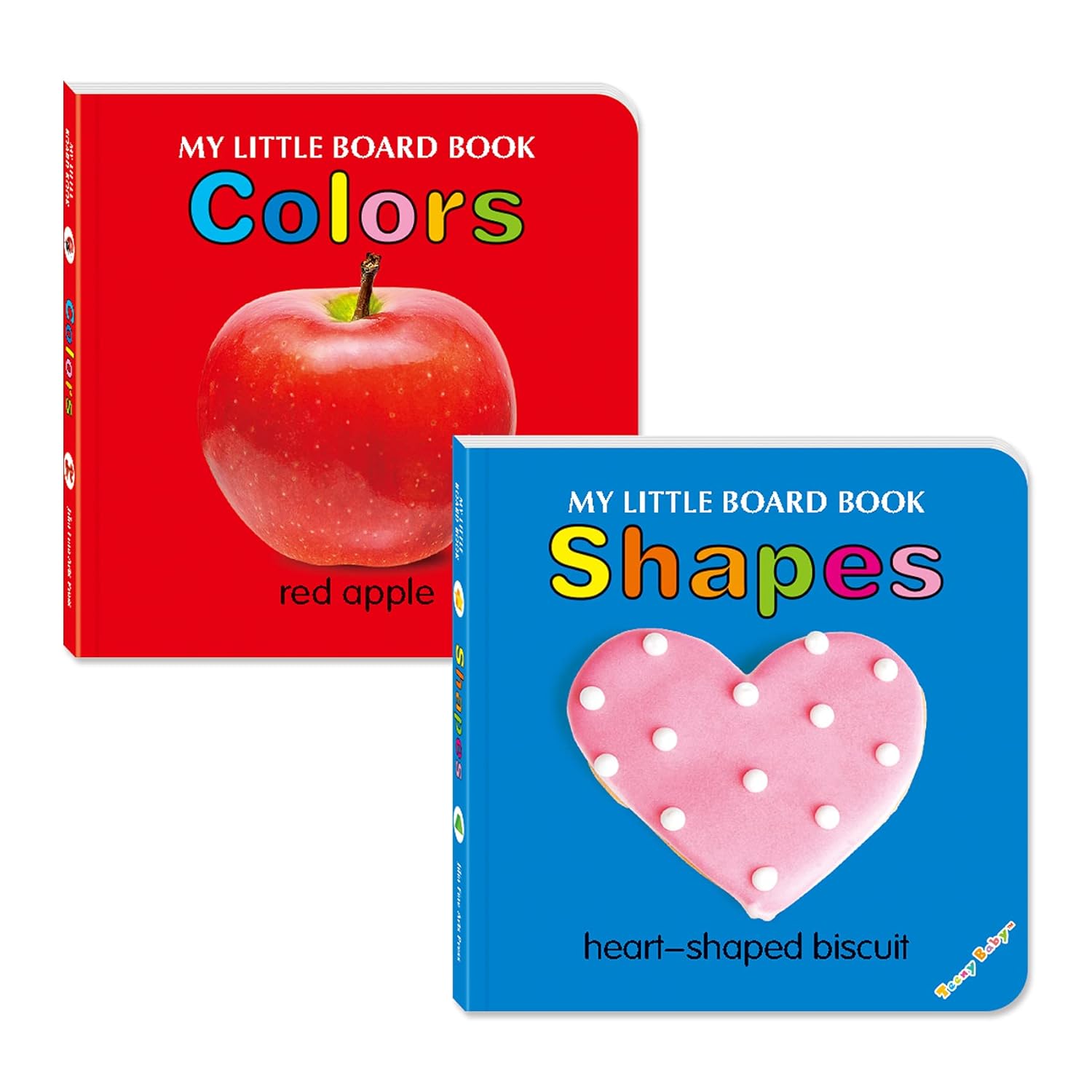 Set of 6 little board books for kids! Teach your little ones about colors, shapes, numbers, cars, everyday objects, and animals in a fun and interactive way. Perfect for early learning and bonding.