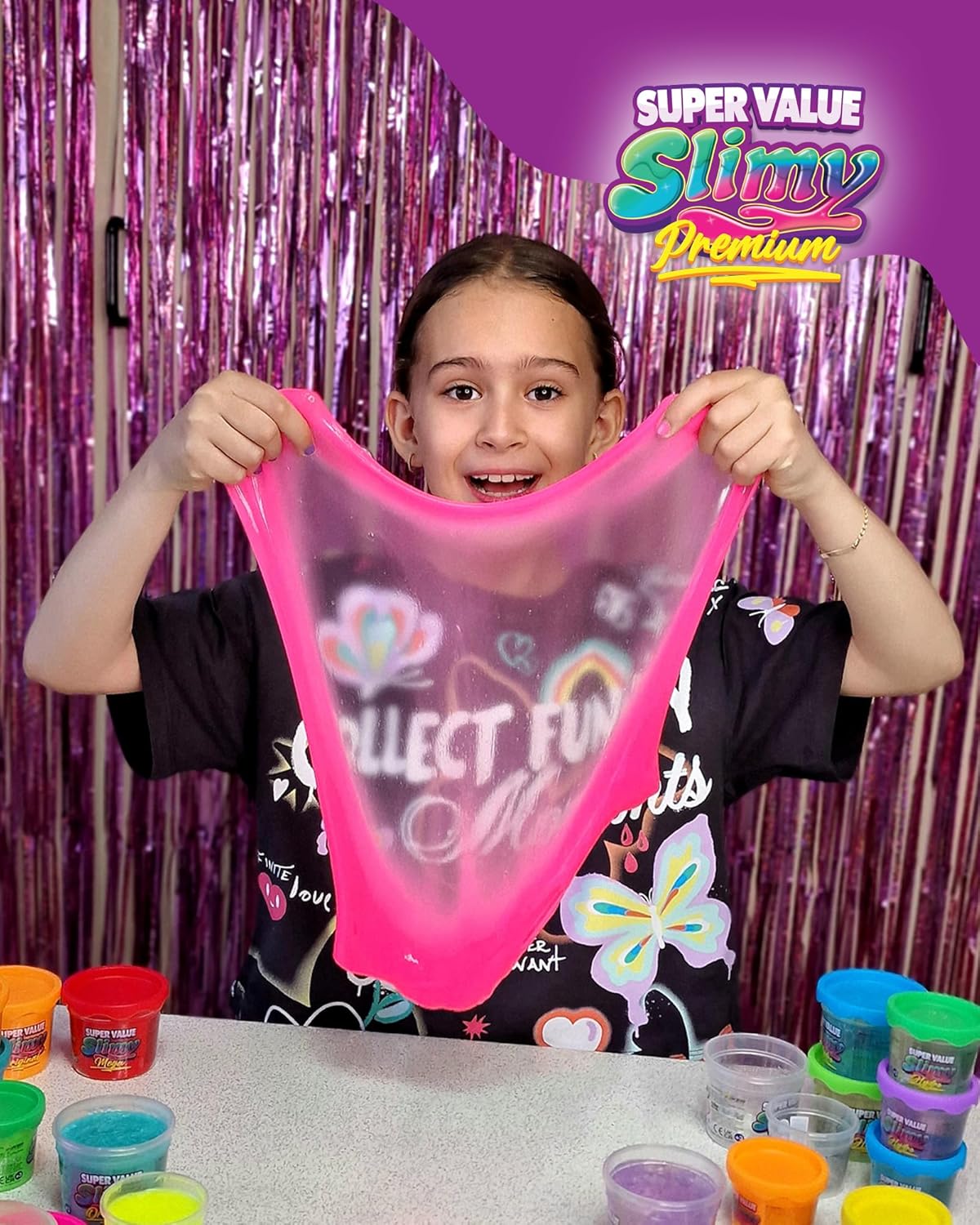 5D Crystal Mud slime
🌟 Experience the magic of 5D crystal mud slime!  
🎨 Choose from a vibrant array of colors.  
📦 Grab a generous 250grams/500 grams of endless creative fun!