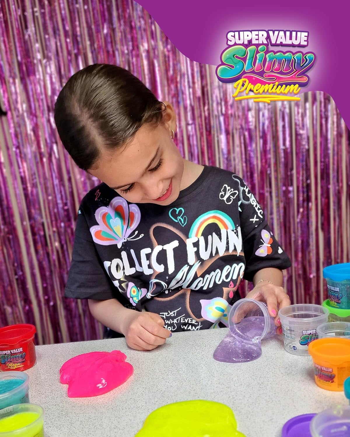 5D Crystal Mud slime
🌟 Experience the magic of 5D crystal mud slime!  
🎨 Choose from a vibrant array of colors.  
📦 Grab a generous 250grams/500 grams of endless creative fun!