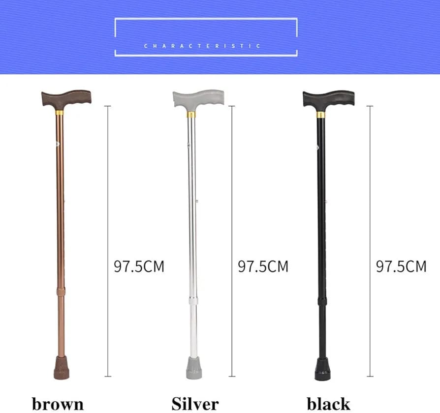 Discover reliable support with our Adjustable Aluminum Walking Stick and elegant Mahogany Walking Stick, perfect for seniors and those with mobility challenges. Enjoy comfort and stability with both.