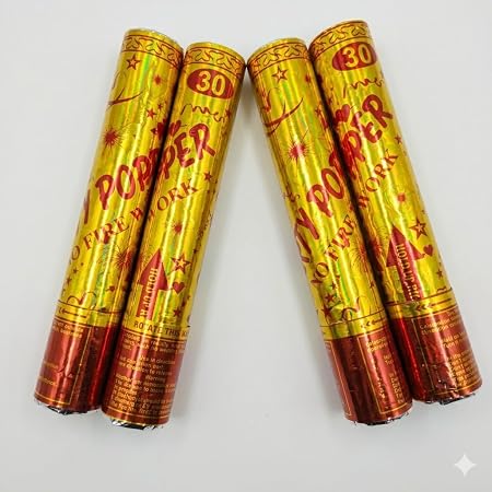 Party Popper Confetti Cannon, No Firework,  Colorful Confetti, Safe Indoor Use, Birthday Parties, wedding, graduations