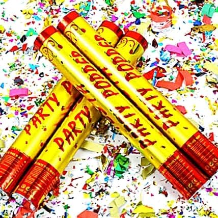 Party Popper Confetti Cannon, No Firework,  Colorful Confetti, Safe Indoor Use, Birthday Parties, wedding, graduations