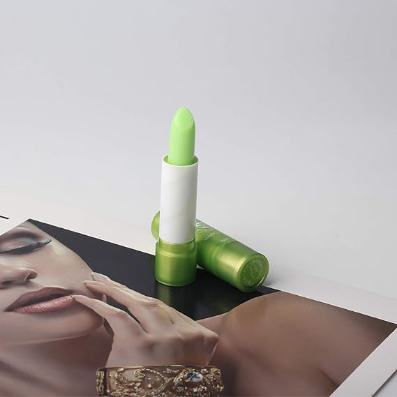 99% Aloe Vera Temperature - changing Lip Balm, Anti - dryness, Long - lasting Moisturizing, Transparent Liquid, and Perfect Pink Magic Aloe Lipstick, Change Temperature, Nutritious Color view 10