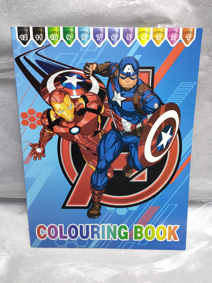 Explore our fantastic collection of coloring books for boys and girls! Featuring beloved characters from popular cartoons like Cars, Frozen, Spiderman, Avenger & Sophia, these books spark creativity