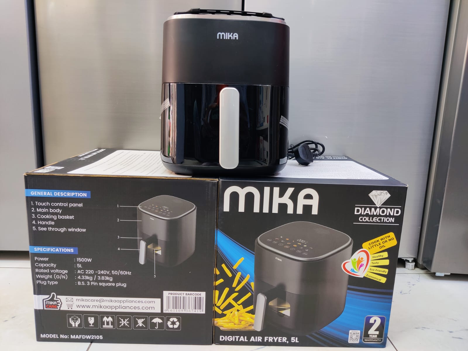 Mika Digital Air Fryer 5L