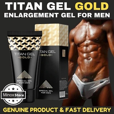 Gold Titan Gel Penis enlargement erectile disfunction and Libido supplement Titan Penis Enlargement Gel Cream Thickening Big Penis