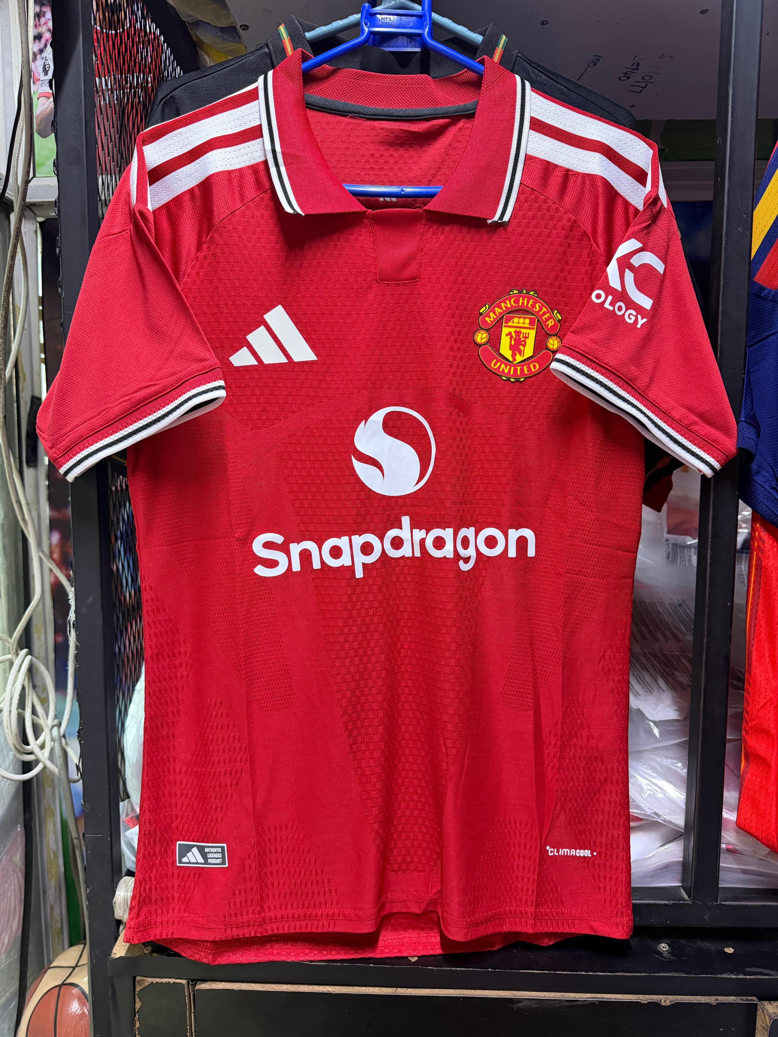 { Player Version } New season Manchester United 26/27 Home Authentic Jersey Manchester United Jersey Manchester United Home Kit Jersey Men Team Jersey Quality player version jersey