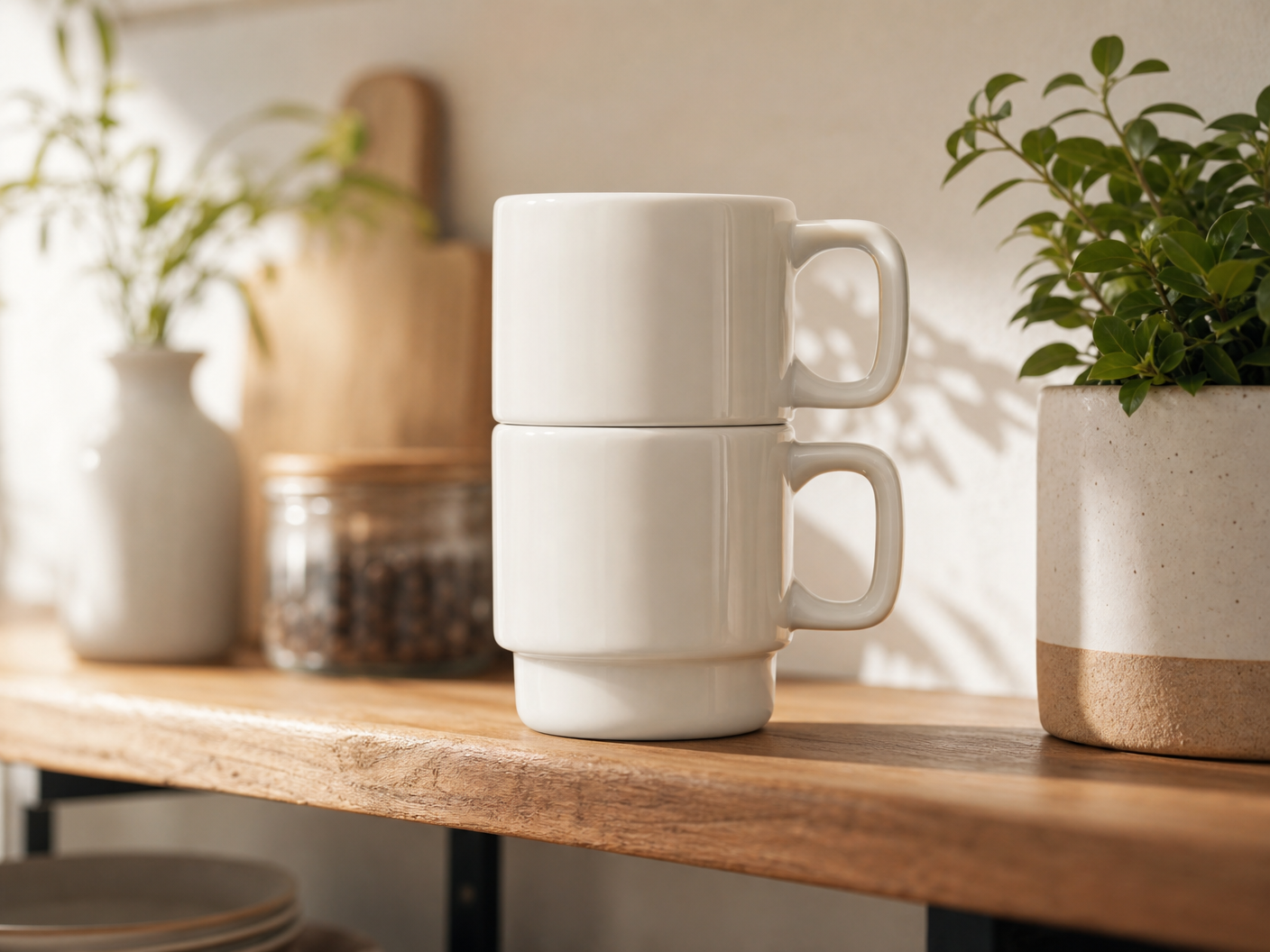 6 Pcs Classic Ceramic Cups/mugs.💙Elevate your sipping experience with this elegant ceramic mug featuring a V shaped design. Perfect for coffee, tea, or hot chocolate,