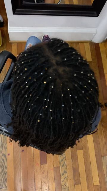 100pcs Locs Hair Sprinkles for Dreadlocks & Braids – Long Lasting Glitter Shine, Stylish Shine for Locs, Braids ,sister locs& Twists