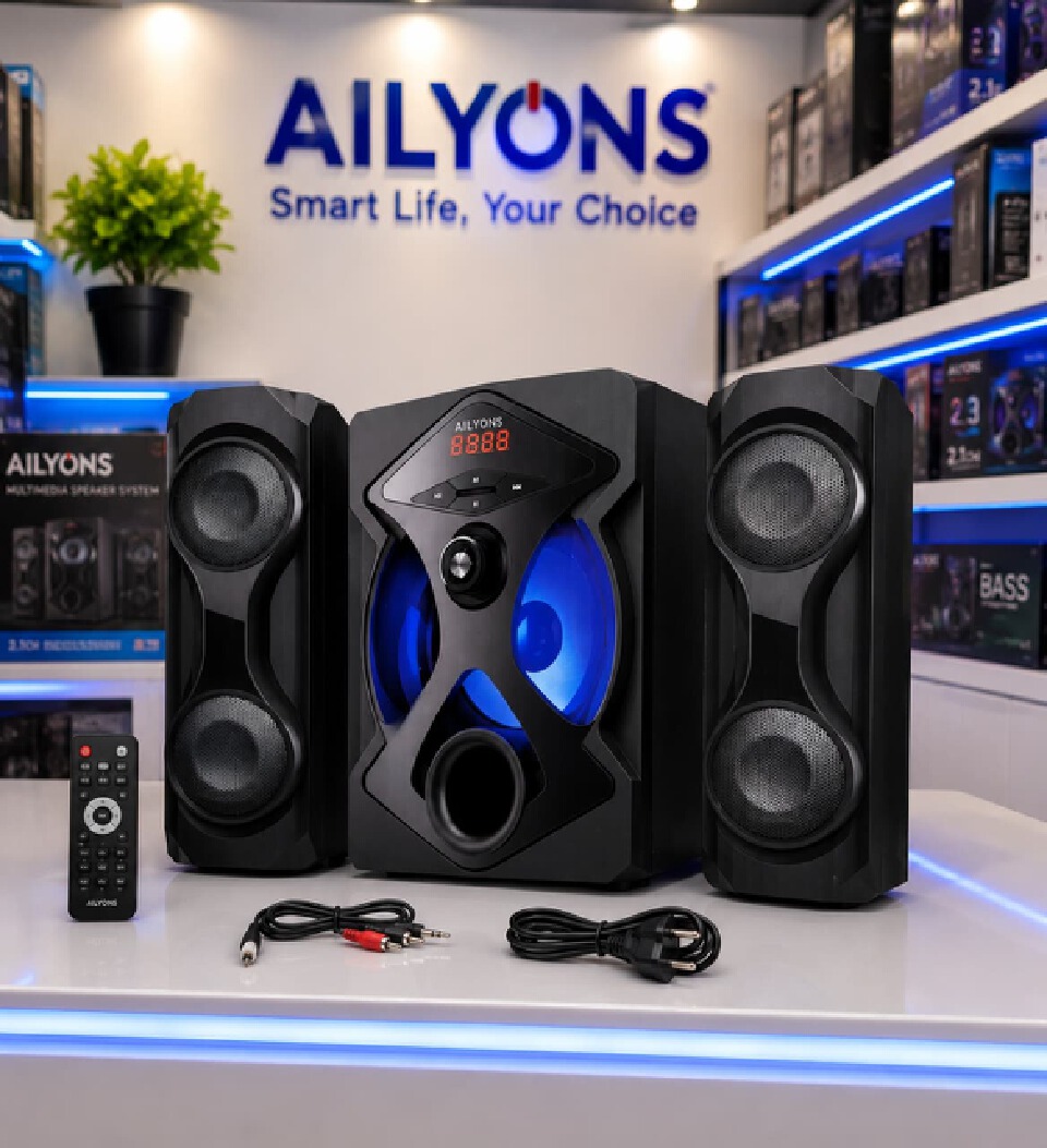 Powerful 3D surround education effect🥳🥳AILYONS ELP2506K 2.1CH Subwoofer Home Theatre Multimedia Bluetooth Speaker System🦋boast intuitive sound features, allowing you to tailor performance to your p