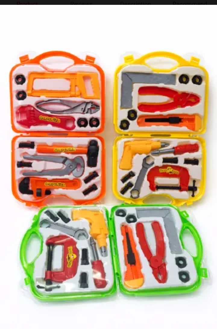 🧰🧰 Kids Tool Box Set 🐼 Give your little builder everything they need with this fun & colorful kids tool set !!🔥✨