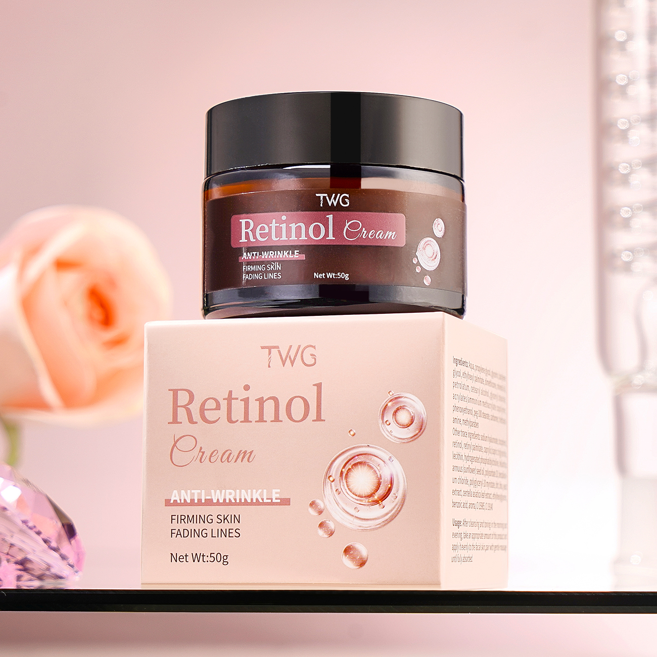 Retinol Cream Anti-wrinkles Retinol Cream Face Cream. For Firming skin and Fading Lines-TWG