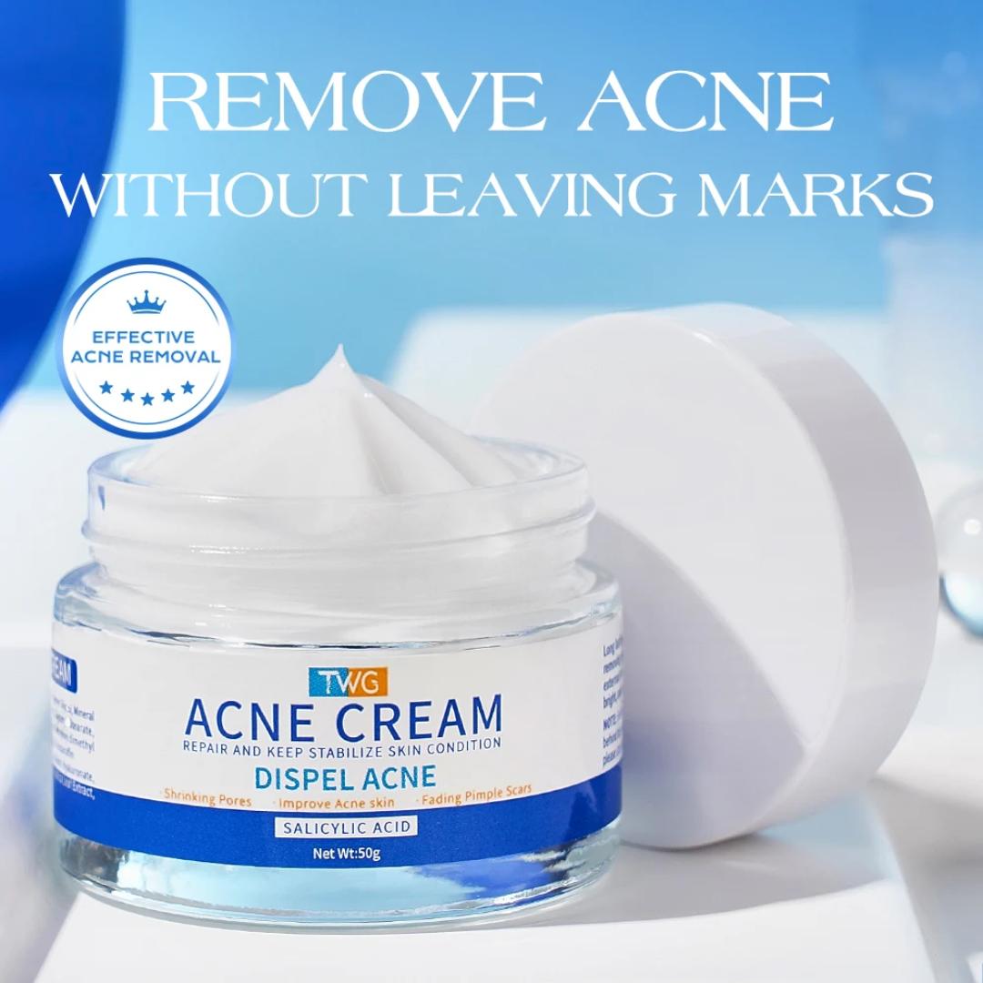 TWG Salicylic Acid Anti Acne Cream Improve Acne Skin Nourishing Moisturizing Face Cream Fading Pimple Scars