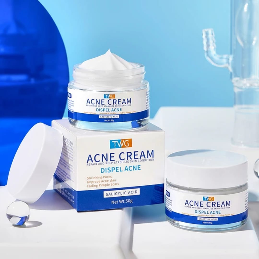 TWG Salicylic Acid Anti Acne Cream Improve Acne Skin Nourishing Moisturizing Face Cream Fading Pimple Scars