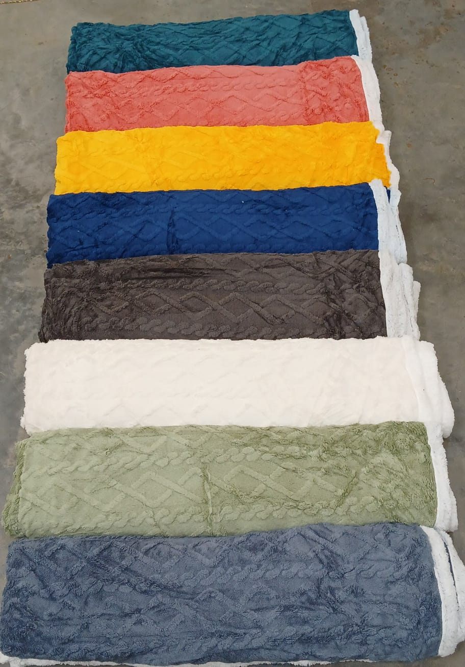 Sherpa/Fleece throw blankets stocked