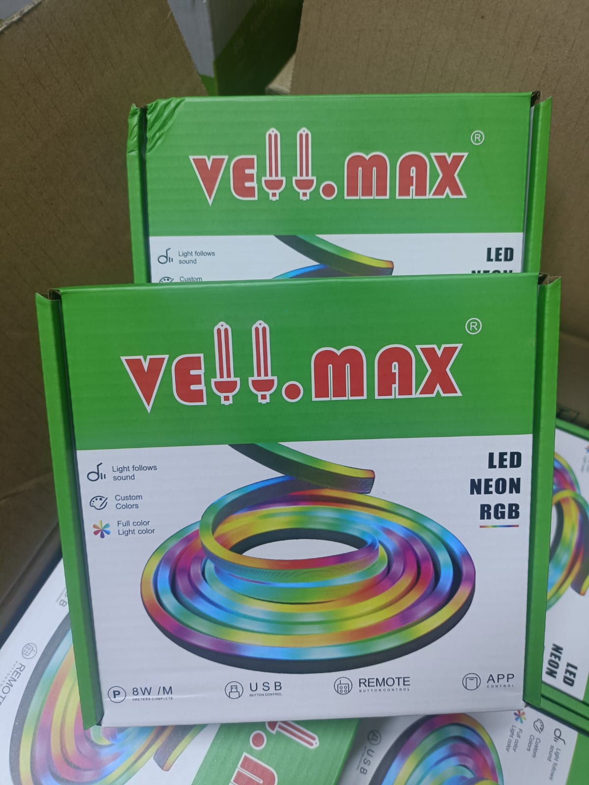 Velmax neon Neon LED Strip Light – Multicolor | Flexible, Bright & Decorative Lighting
