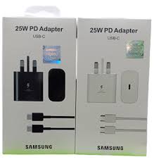 25W USB-C Fast Charging Adapter with Type-C Cable Included, PD Super Fast Charger for Samsung Galaxy, Android Phones, Tablets and USB-C Devices