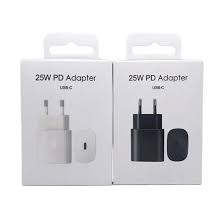 25W Type-C Fast Charger Adapter PD Super Fast Charging Wall Plug for Samsung Galaxy, Android Smartphones, Tablets and USB-C Devices