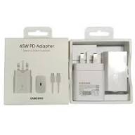 45W Type-C Super Fast Charger with USB-C Cable, PD Fast Charging Wall Adapter for Samsung Galaxy, Android Phones, Tablets, Power Banks and USB-C Devices