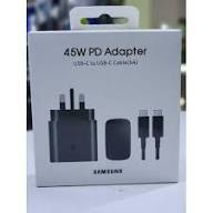 Samsung 45W PD Fast Charger USB Type C Super Fast Charging Adapter For Samsung Galaxy Phones Tablets & USB-C Devices