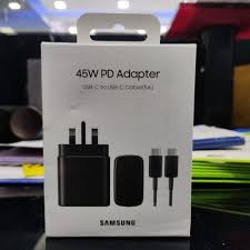 45W Type-C Super Fast Charger with USB-C Cable, PD Fast Charging Wall Adapter for Samsung Galaxy, Android Phones, Tablets, Power Banks and USB-C Devices
