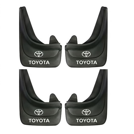 Custom Toyota Car Mudguard Mud Flaps Car Accessories Mudflap Wear Resistant Splash Guard Fit Most Vehicles Front and Rear Mudguard Strong Tenacity Body Protection