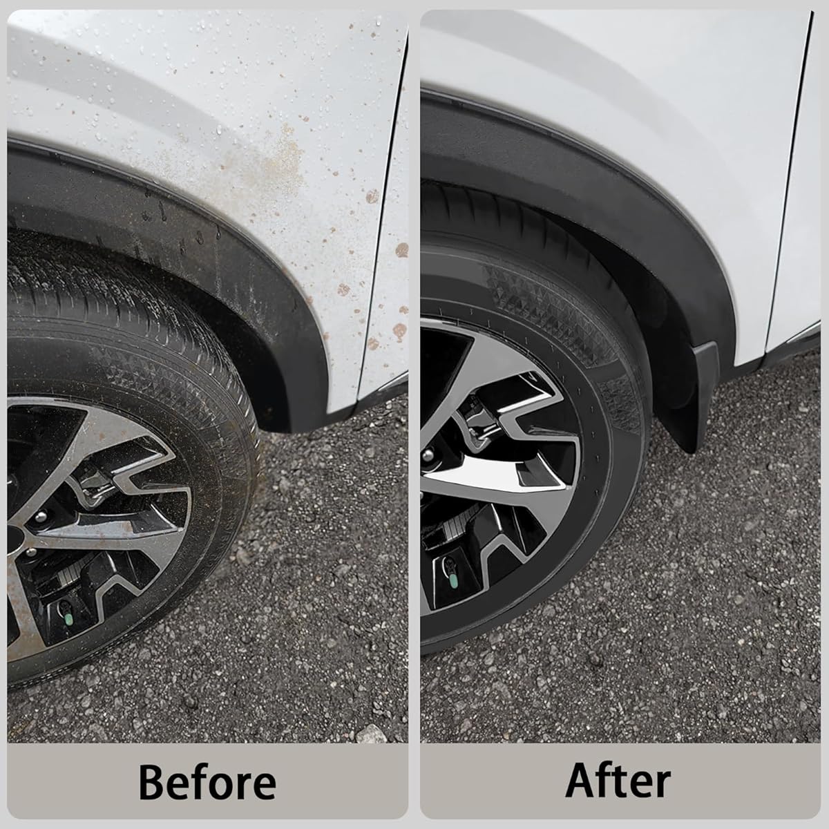 Custom Toyota Car Mudguard Mud Flaps Car Accessories Mudflap Wear Resistant Splash Guard Fit Most Vehicles Front and Rear Mudguard Strong Tenacity Body Protection
