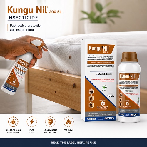 Kungunil 200 SL Bed Bug Insecticide 10ml Fast Acting & Long Lasting Kungu Nil Bed Bug Control