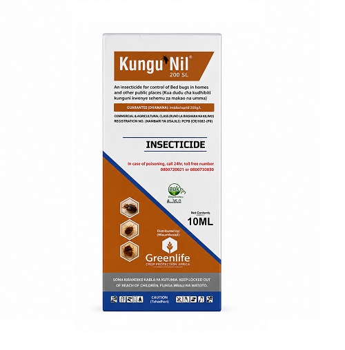 Kungunil 200 SL Bed Bug Insecticide 10ml Fast Acting & Long Lasting Kungu Nil Bed Bug Control