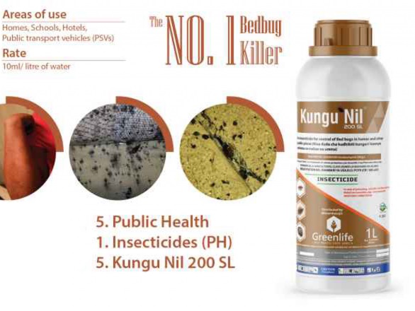 Kungunil 200 SL Bed Bug Insecticide 10ml Fast Acting & Long Lasting Kungu Nil Bed Bug Control