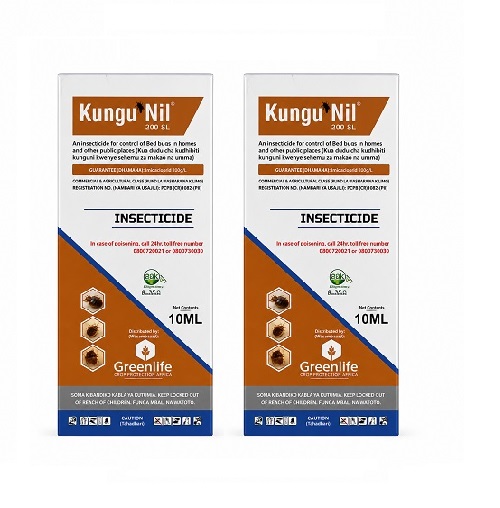 Kungunil 200 SL Bed Bug Insecticide 10ml Fast Acting & Long Lasting Kungu Nil Bed Bug Control