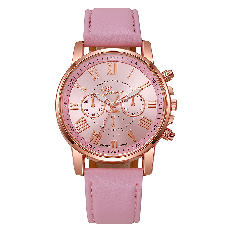 6 In 1 Women's Watch Jewelry Stylish And Casual Quartz Watch Paired With Exquisite Jewelry (Including 5 Bracelets iIn Different Styles)—Set For Daily Party Birthday Gift
