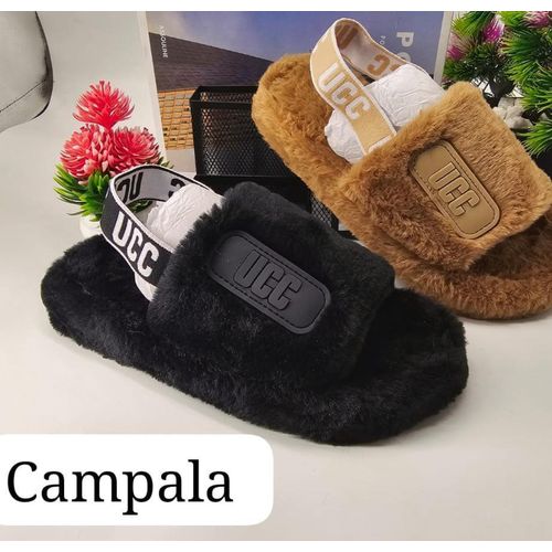 LUXURY Soft Fluffy Slides Flat Shoes Sandals