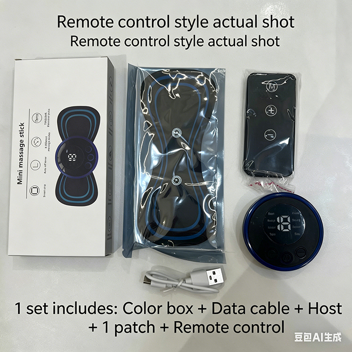 Smart Massager Neck Massager Full Body Massager USB Charging Port With Remote Control Multifunctional Pulse Massage Patch