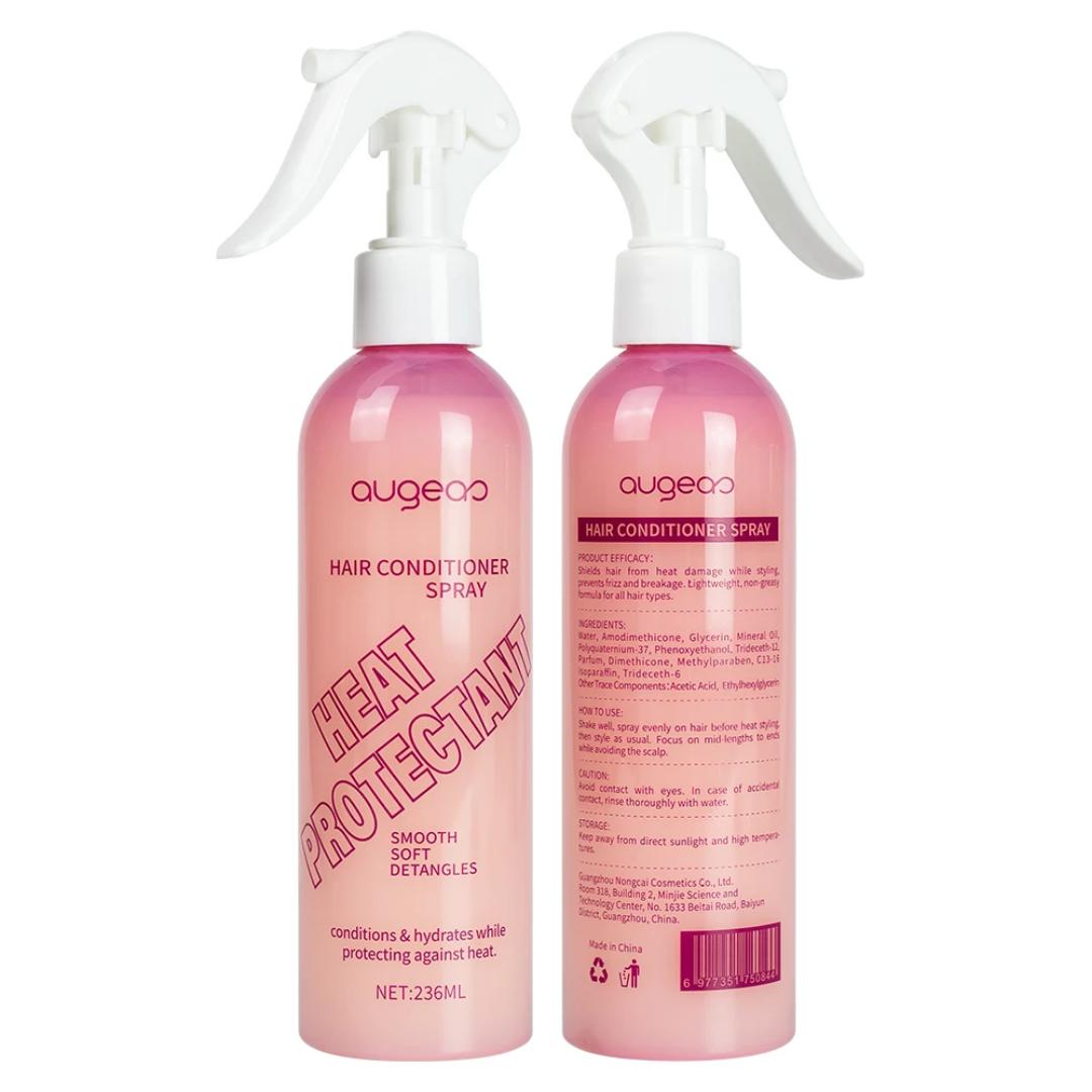 Augeas Heat Protectant Leave-In Conditioner Spray for Natural 4C Hair – Hydrating Detangler & Anti-Frizz Hair Mist