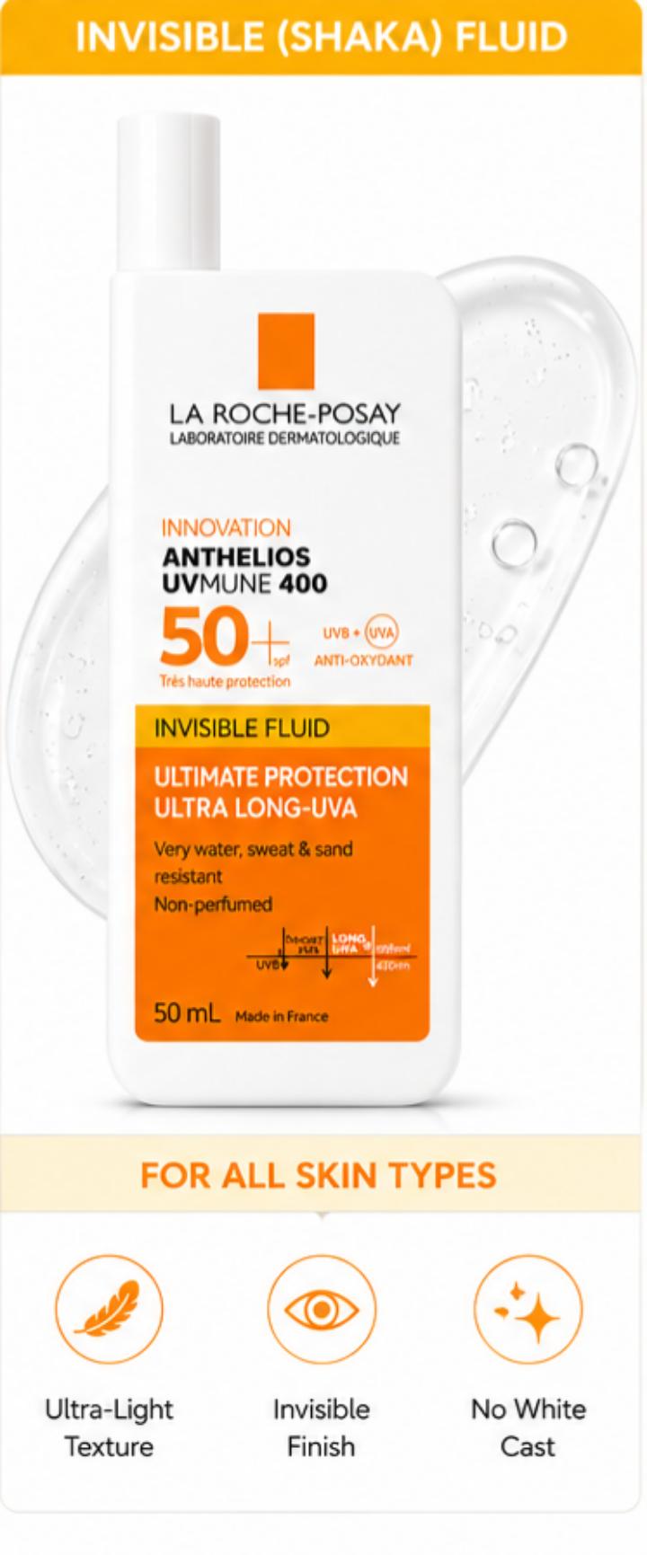 UVMUNE 400 SPF50+ Face Sunscreen Collection 50ml