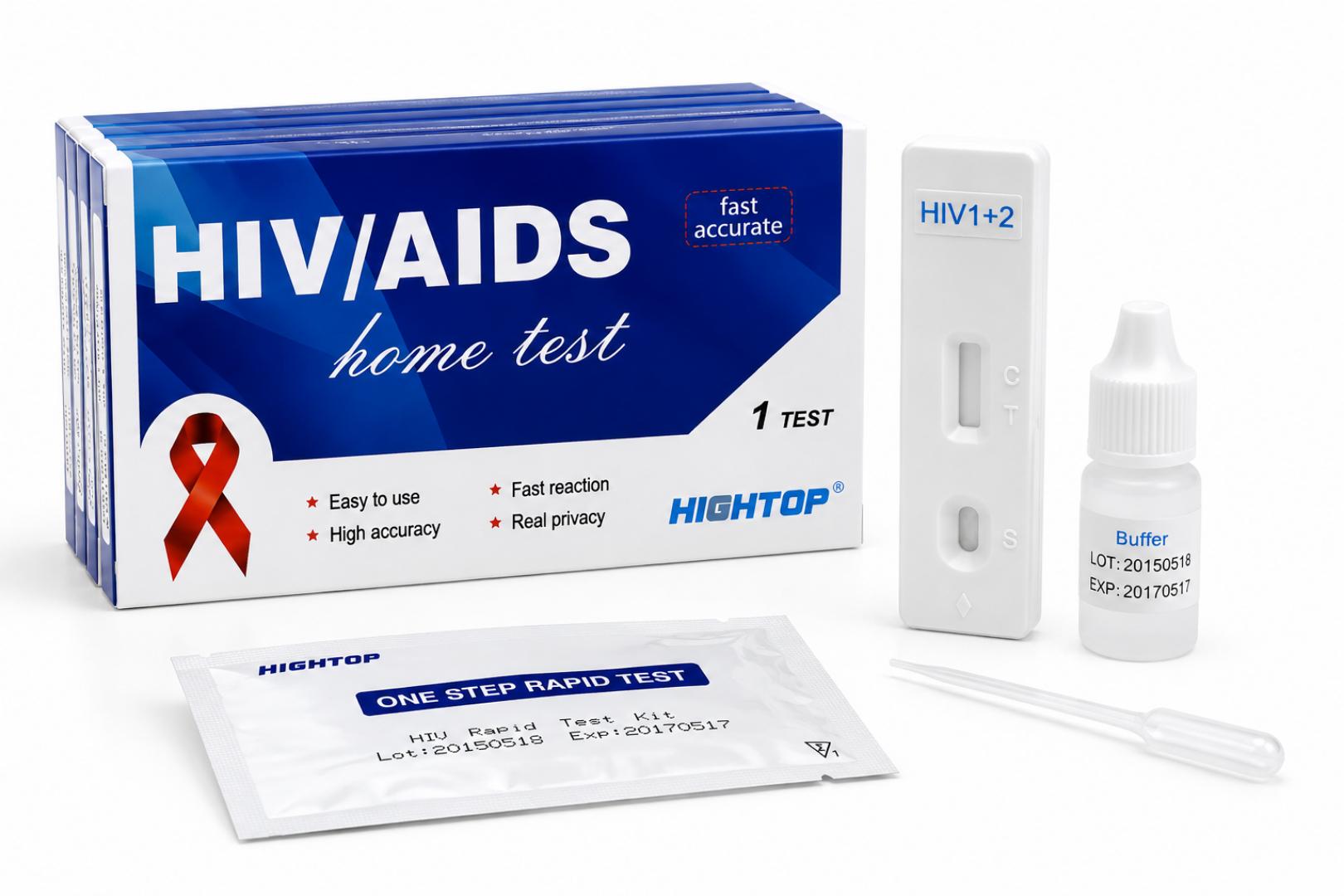 HIV 1 & 2 Rapid Home Test Kit – One Step Self-Test Device (1 Test) view 8