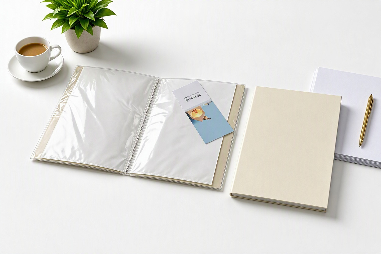 30 Pockets Premium A4 Display Book  – Clear Plastic Document File Folder with Transparent Pockets | Presentation File for Certificates, CVs, School Work & Office Documents