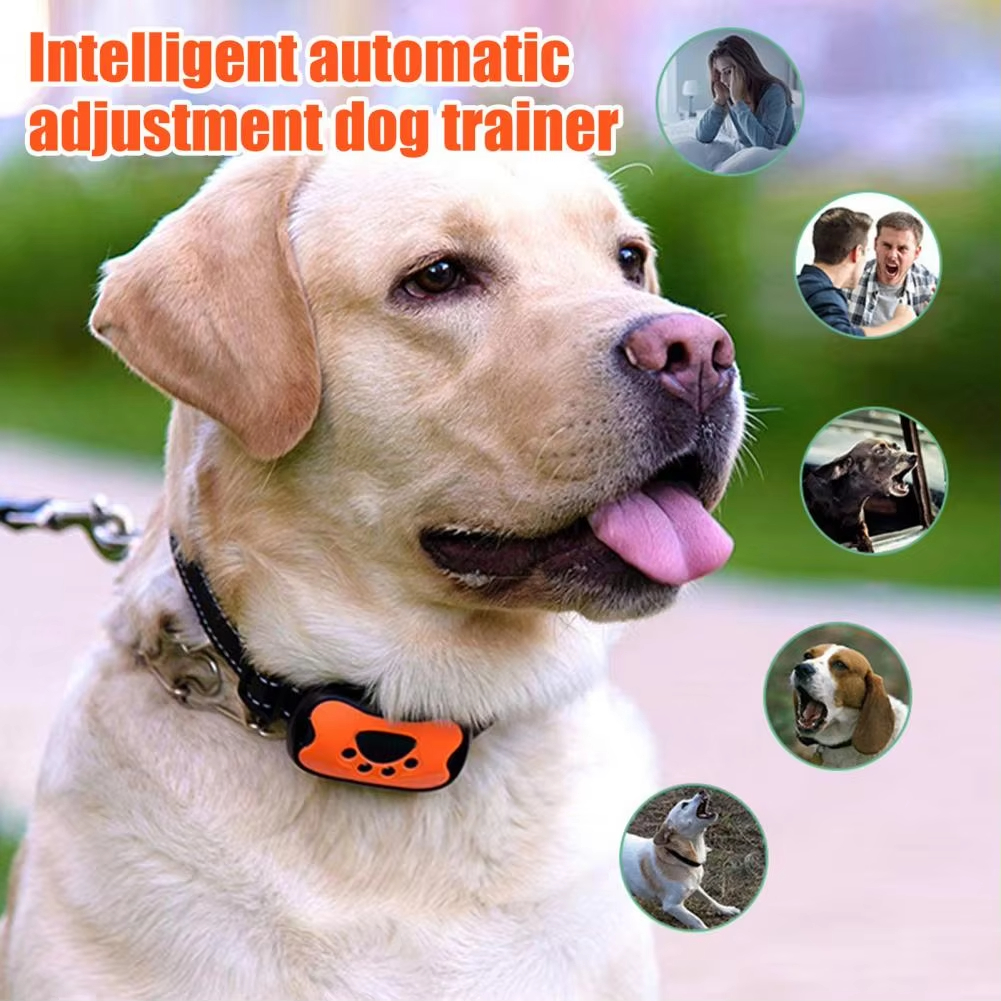 Dog Bark Collar Rechargeable Smart Anti Barking Collar Dog Training Device with 7 Adjustable Sensitivity Vibration for All Dogs