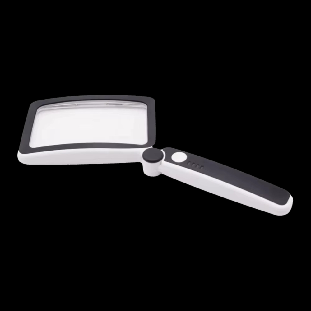 4X Magnification Magnifying Glass 10 LED Lights 3 Lighting Modes Rechargeable Magnifier USB Rechargeable Large Lens