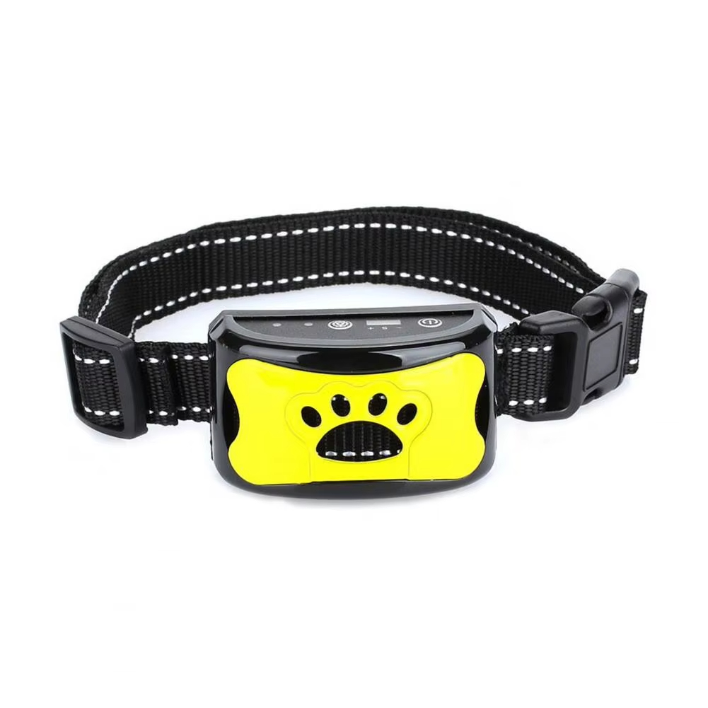 Dog Bark Collar Rechargeable Smart Anti Barking Collar Dog Training Device with 7 Adjustable Sensitivity Vibration for All Dogs