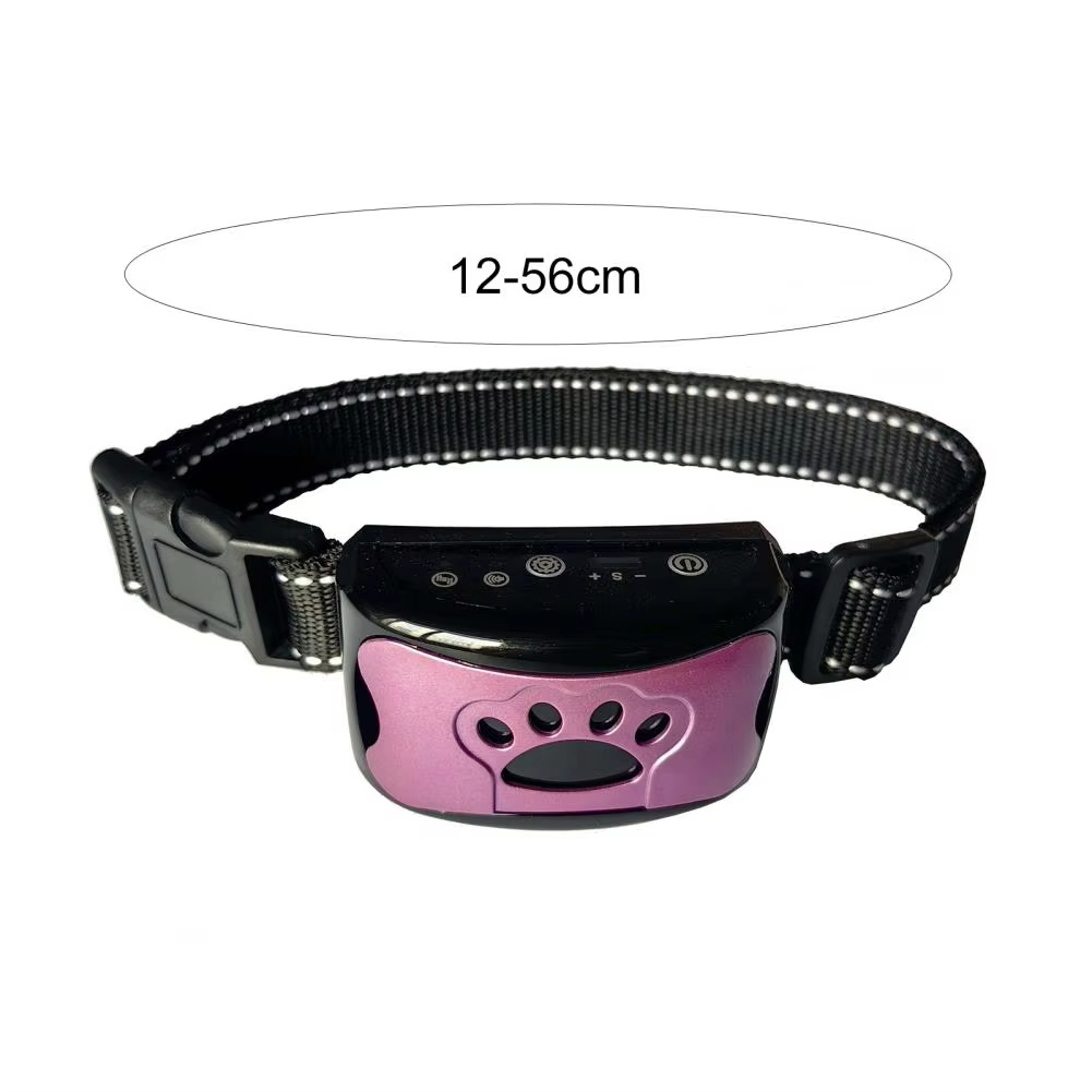 Dog Bark Collar Rechargeable Smart Anti Barking Collar Dog Training Device with 7 Adjustable Sensitivity Vibration for All Dogs