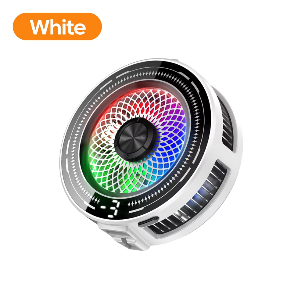 15W Magnetic Clip-on Semiconductor Phone Cooler With Digital Display Light Three-speed Adjustable AI Mobile Ice Cooling Radiator