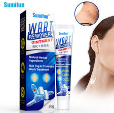 Sumifun Warts Remover Antibacterial Ointment Wart Treatment Cream Skin Tag Remover Herbal Extract Corn Plaster Warts Ointment