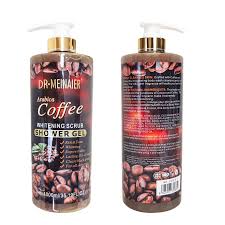 DR MEINAIER Arabica coffee showering gel whitening cleansing scrub 1000 ml
